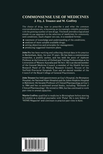 Produktbild: Commonsense use of Medicines