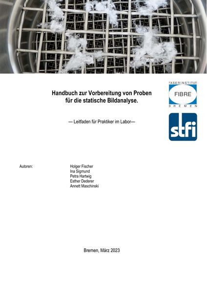 Produktbild: Handbuch zur Vorbereitung von Proben f&uuml;r die statische Bildanalyse