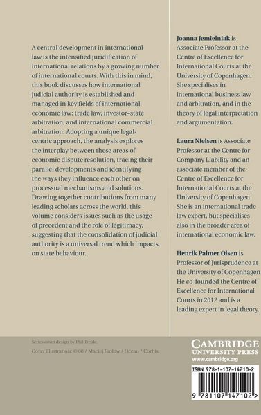 Produktbild: Establishing Judicial Authority in International Economic Law