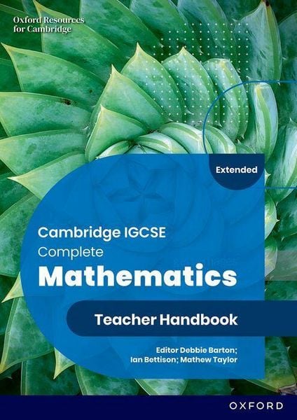 Produktbild: Cambridge IGCSE Complete Mathematics Extended: Teacher Handbook Sixth Edition