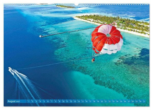 Produktbild: Reif f&uuml;r die Insel: Fernweh & Traumziele (hochwertiger Premium Wandkalender 2027 DIN A2 quer), Kunstdruck in Hochglanz
