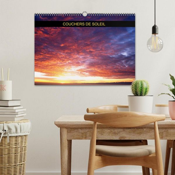 Produktbild: Couchers de soleil (Calendrier mural 2026 DIN A3 vertical), CALVENDO calendrier mensuel