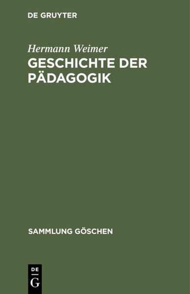 Produktbild: Geschichte der P&auml;dagogik