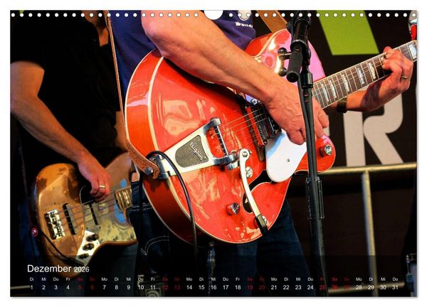 Produktbild: Rockmusik live (Wandkalender 2026 DIN A3 quer), CALVENDO Monatskalender