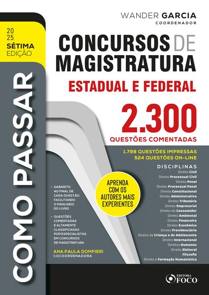 Produktbild: Como passar em Concursos de Magistratura Estadual e Federal