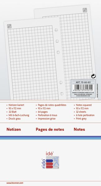 Produktbild: TimerTiming2 kariert Notiz Formular