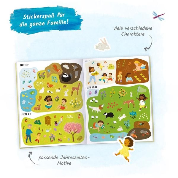 Produktbild: Tr&ouml;tsch Stickerbuch Mein gro&szlig;es Stickerbuch Jahreszeiten