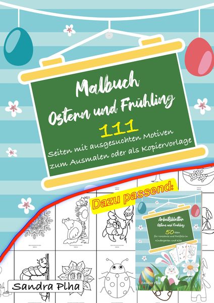 KitaFix Malbuch Ostern und Frühling, Taschenbuch von Sandra Plha, Tredition, 9783384208262