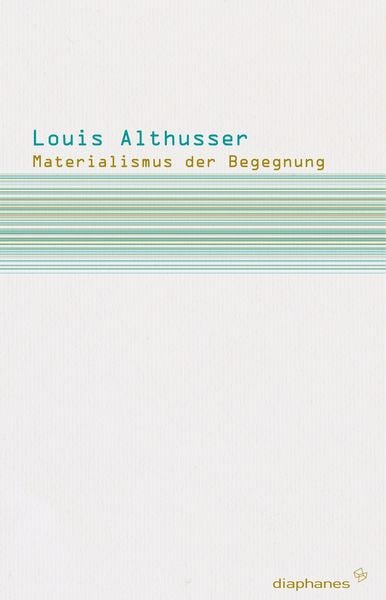 Produktbild: Materialismus der Begegnung