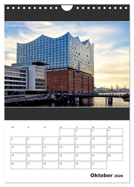 Produktbild: Spitze! Elbphilharmonie Hamburg 2026 (Wandkalender 2026 DIN A4 hoch), CALVENDO Monatskalender
