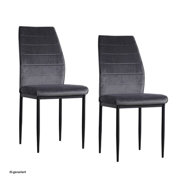 Produktbild: HTI-Living Stuhl Madison Velvet 2er-Set Stuhl Madison Velvet 2er-Set