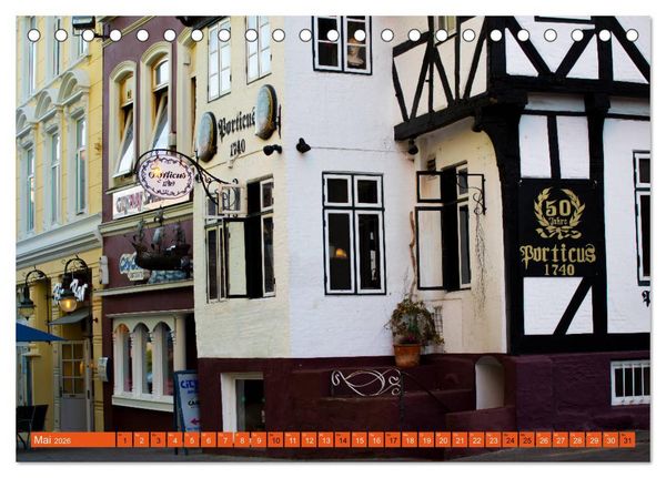 Produktbild: Ostseereise - Flensburg (Tischkalender 2026 DIN A5 quer), CALVENDO Monatskalender