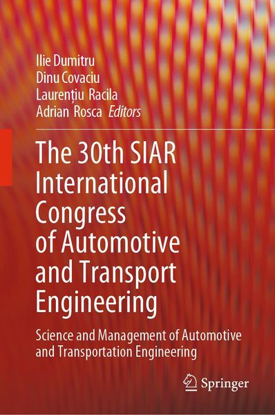 Produktbild: The 30th SIAR International Congress of Automotive and Transport Engineering