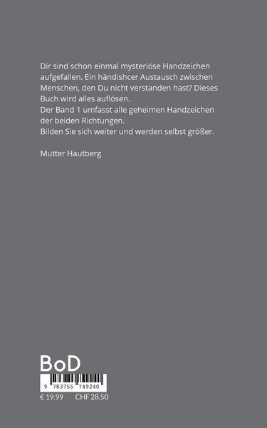 Produktbild: Geheime Handzeichen Teil 1