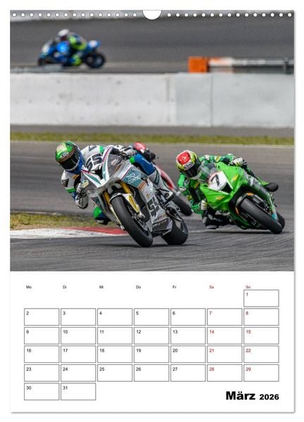 Produktbild: SuperBikes (Wandkalender 2026 DIN A3 hoch), CALVENDO Monatskalender