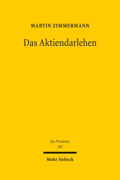 Produktbild: Das Aktiendarlehen