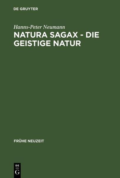 Produktbild: Natura sagax - Die geistige Natur