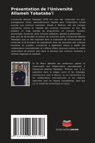 Produktbild: Pr&eacute;sentation de l'Universit&eacute; Allameh Tabataba'i
