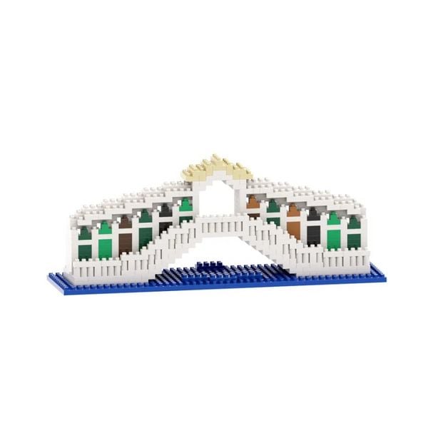 Produktbild: BRIXIES 200134 - Ponte di Rialto, 3D Konstruktionsbausatz aus Ministeinen, 474 Teile