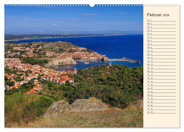 Produktbild: Collioure - Perle der Cote Vermeille (Wandkalender 2026 DIN A2 quer), CALVENDO Monatskalender