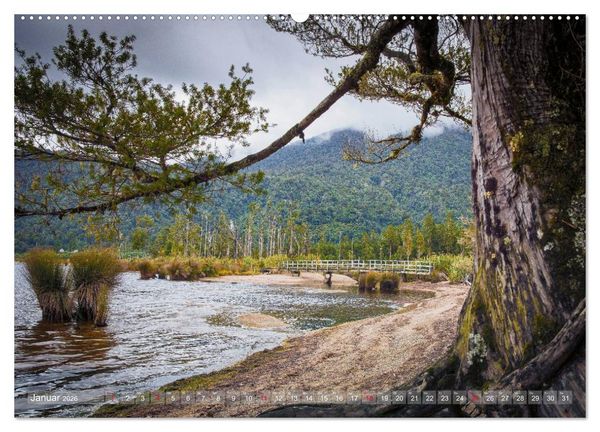 Produktbild: Traumhafte Wege - Unterwegs auf Neuseelands S&uuml;dinsel (hochwertiger Premium Wandkalender 2026 DIN A2 quer), Kunstdruck in Hochglanz