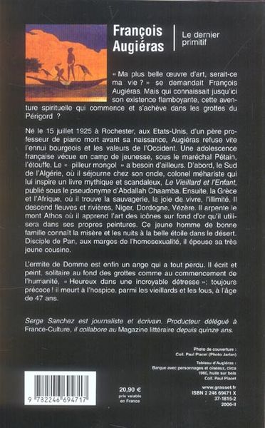 Produktbild: Francois Augieras, Le Dernier Primitif