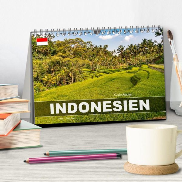 Produktbild: S&uuml;dostasien - Indonesien (Tischkalender 2027 DIN A5 quer), CALVENDO Monatskalender