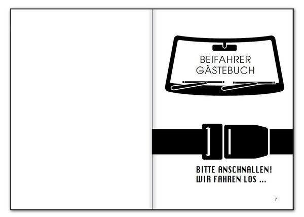 Produktbild: Endlich Auto! Beifahrer G&auml;stebuch und Safety Guide