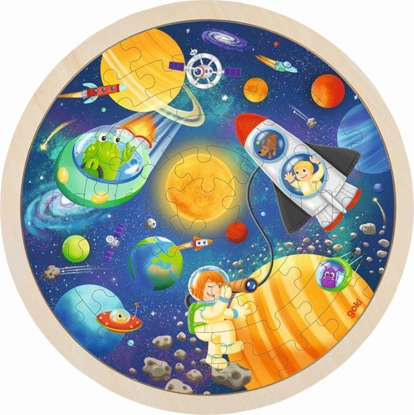 Produktbild: Einlegepuzzle Weltall