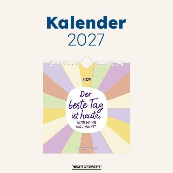 Produktbild: Postkartenkalender 2027 Der beste Tag