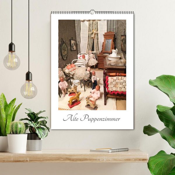 Produktbild: Alte Puppenzimmer (Wandkalender 2026 DIN A2 hoch), CALVENDO Monatskalender