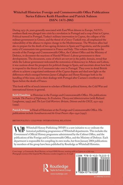 Produktbild: The Southern Flank in Crisis, 1973-1976