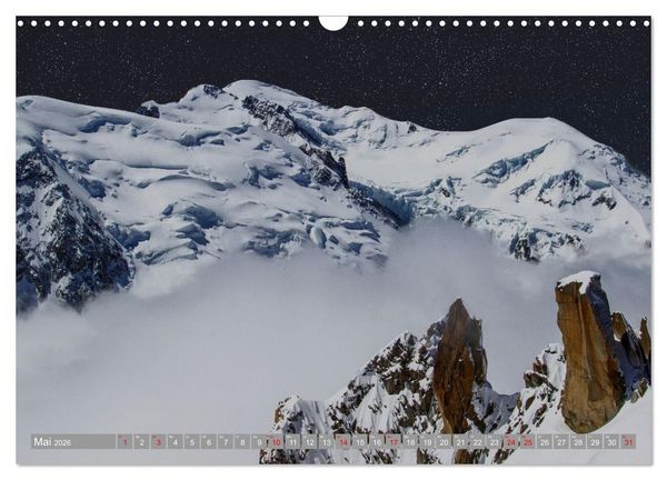 Produktbild: Mont Blanc - Krone der Alpen (Wandkalender 2026 DIN A3 quer), CALVENDO Monatskalender