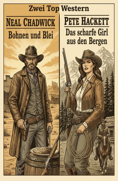 Produktbild: Zwei Top Western: Bohnen und Blei/ Das scharfe Girl aus den Bergen