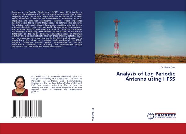 Produktbild: Analysis of Log Periodic Antenna using HFSS