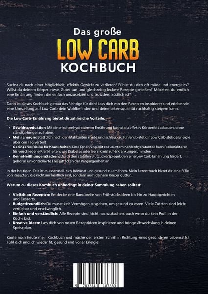 Produktbild: Das gro&szlig;e Low Carb Kochbuch