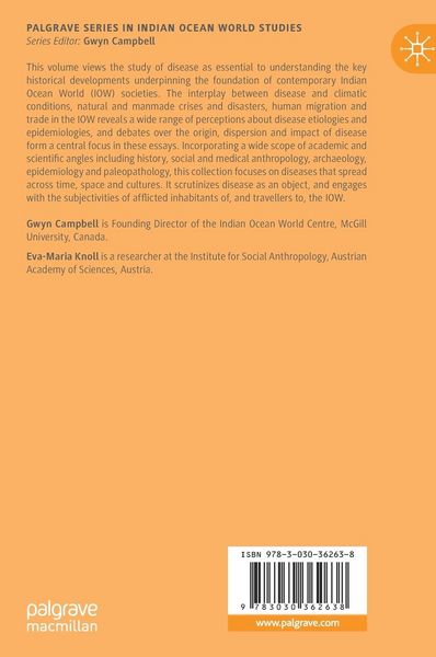 Produktbild: Disease Dispersion and Impact in the Indian Ocean World