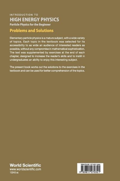 Produktbild: Introduction To High Energy Physics (prob&sol)