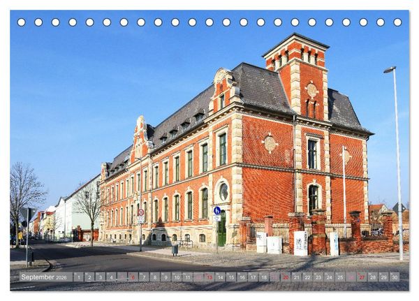 Produktbild: Brandenburg - Luckenwalde - Ein Stadtspaziergang (Tischkalender 2026 DIN A5 quer), CALVENDO Monatskalender