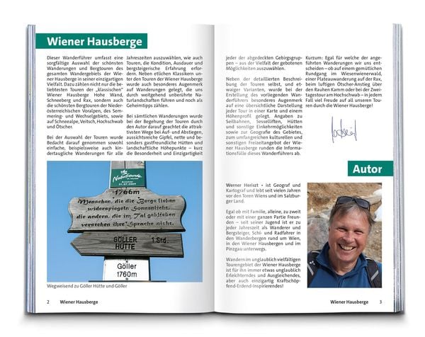 KOMPASS Wanderführer Wiener Hausberge, 60 Touren mit Extra-Tourenkarte