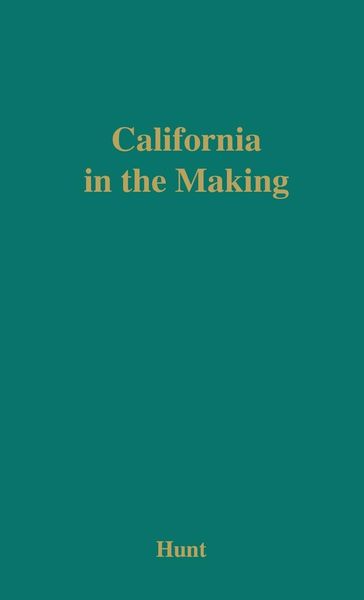 Produktbild: California in the Making