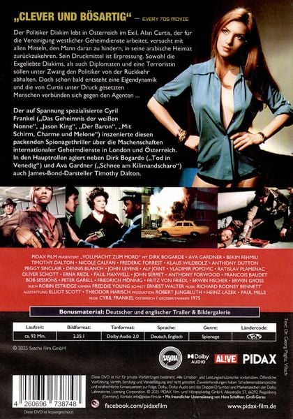 Produktbild: Vollmacht zum Mord (Permission to Kill) / Packender Thriller mit Starbesetzung (Pidax Film-Klassiker)