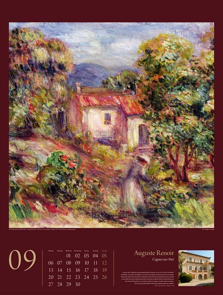 Produktbild: KunstGeschichten Kalender 2027 | Meisterwerke und die Orte ihrer Inspiration