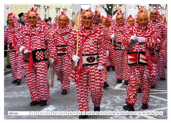 Produktbild: Fasnet in Oberschwaben und auf der Alb (Wandkalender 2026 DIN A4 quer), CALVENDO Monatskalender