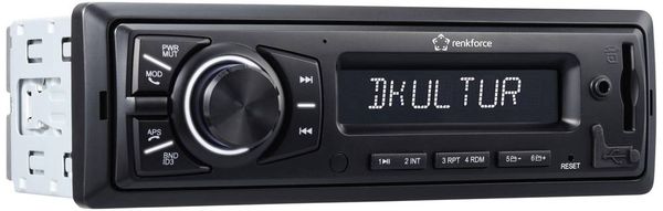 Produktbild: Renkforce RF-ARAR-400 Autoradio inkl. DAB-Antenne, DAB+ Tuner, Bluetooth&reg;-Freisprecheinrichtung