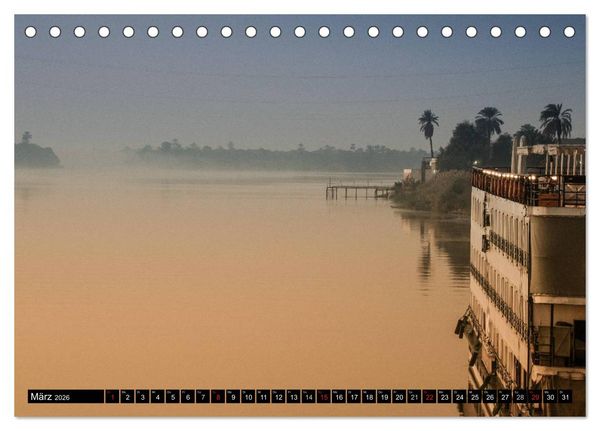 Produktbild: Abenteuer auf dem Nil. Eine Reise von Luxor nach Abu Simbel (Tischkalender 2026 DIN A5 quer), CALVENDO Monatskalender