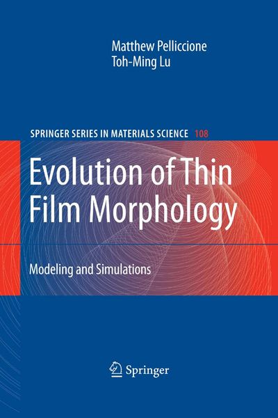 Produktbild: Evolution of Thin Film Morphology