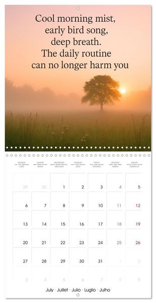 Produktbild: Let the moment guide you (Wall Calendar 2026 12 &times; 12 Inch) CALVENDO 12 Month Wall Calendar