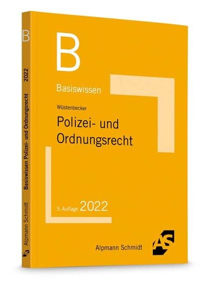 Produktbild: Basiswissen Polizei- und Ordnungsrecht