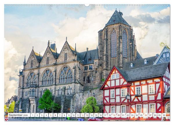 Produktbild: Hessen Impressionen (hochwertiger Premium Wandkalender 2026 DIN A2 quer), Kunstdruck in Hochglanz